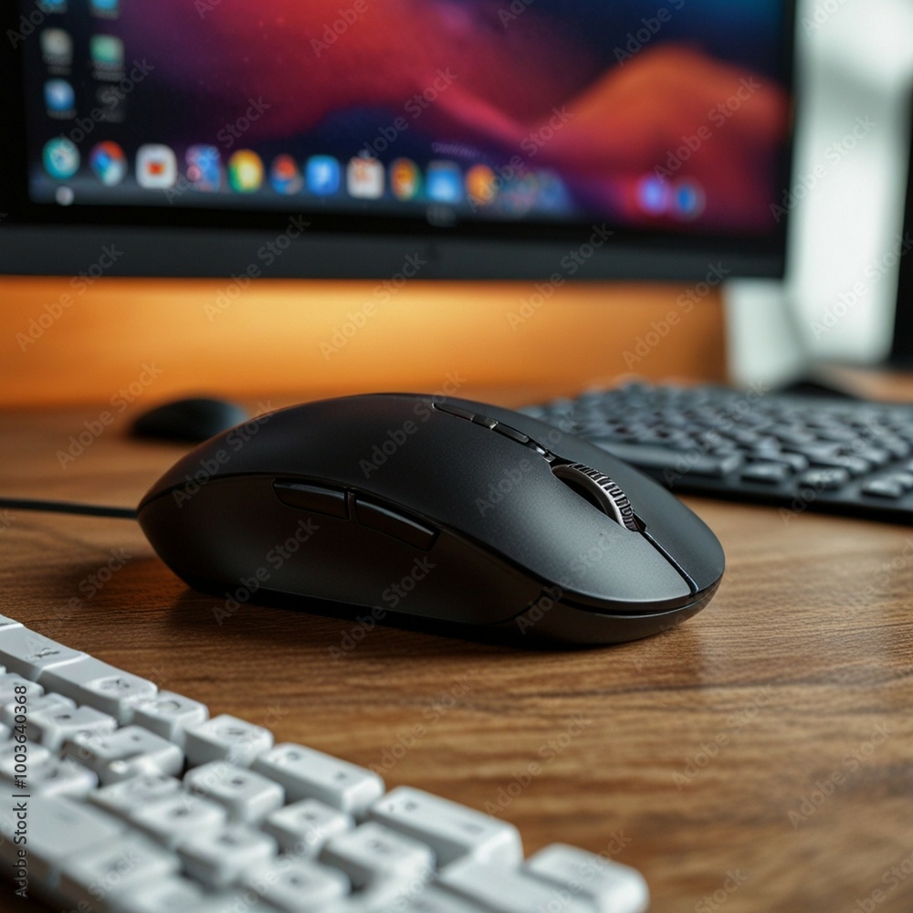 Mouse and keyboard computer background Mouse and keyboard computer background