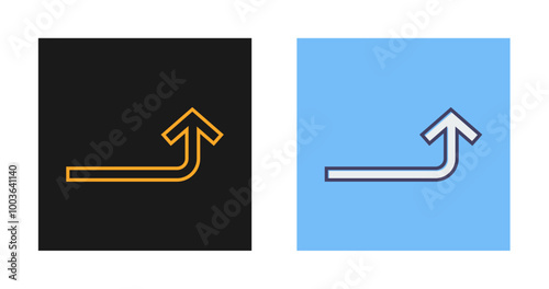 Turn Down Vector Icon