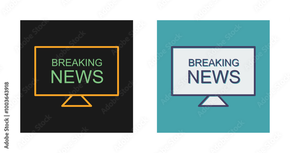 Anchors on News Desk Vector Icon Anchors on News Desk Vector Icon