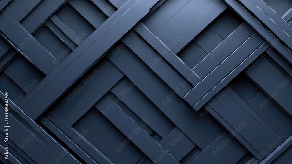 Abstract Dark Blue Pattern of Geometric Lines Abstract Dark Blue Pattern of Geometric Lines