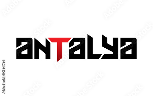 Antalya typography design vector, for t-shirt, poster and other uses