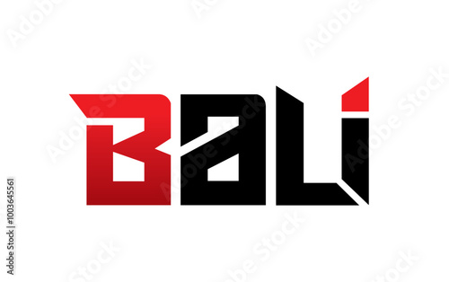 Bali typography design vector, for t-shirt, poster and other uses
