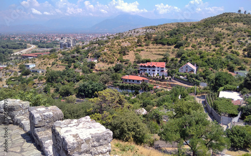 Albania. Top view of Shkoder - one of the oldest cities in Albania.