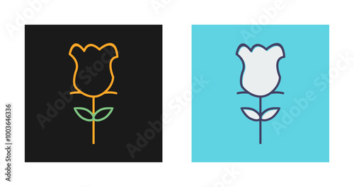 Rose Vector Icon