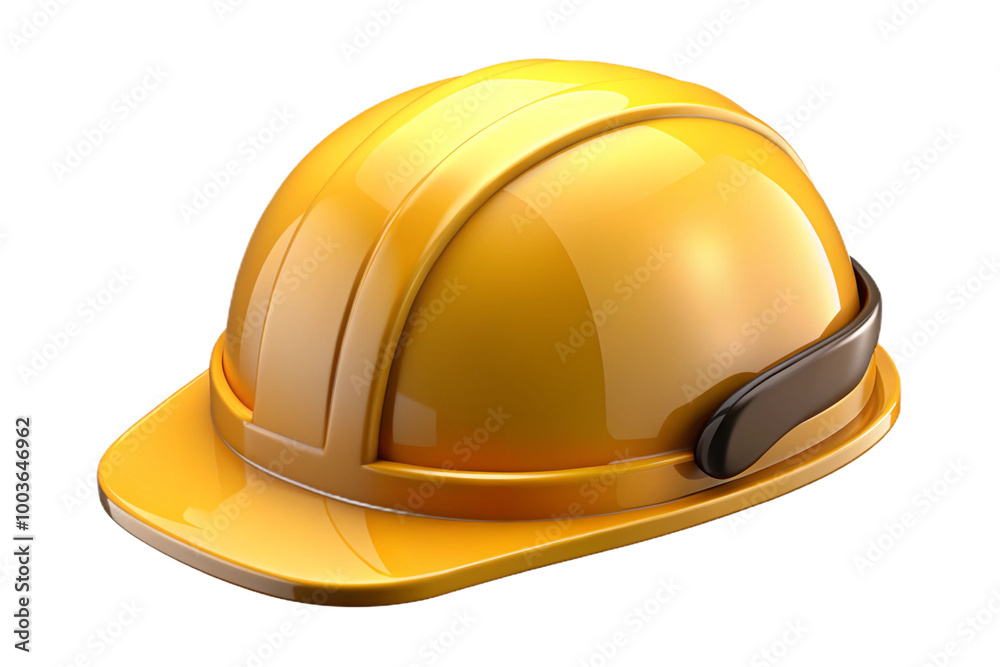 Safety helmet 3d cartoon style illustration Safety helmet 3d cartoon style illustration
