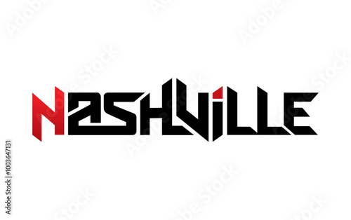 Free Download Nashville typography design vector, for t-shirt, poster and other uses - GFXLoad