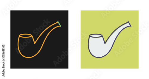 Smoking Pipe Vector Icon