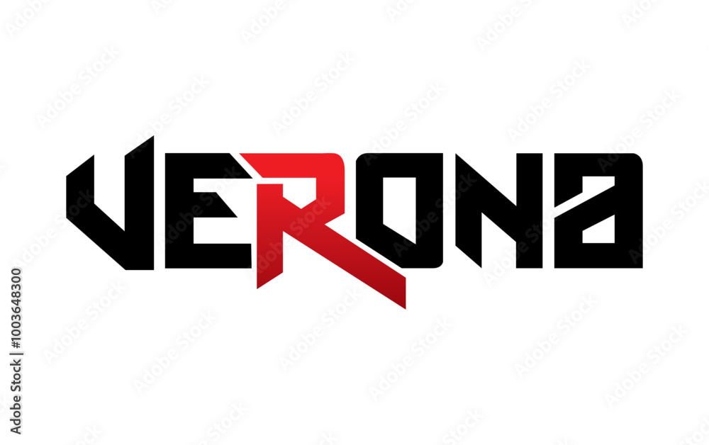 Verona typography design vector, for t-shirt, poster and other uses Verona typography design vector, for t-shirt, poster and other uses