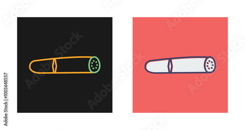 Cigar Vector Icon