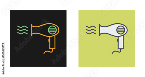 Hair dryer Vector Icon