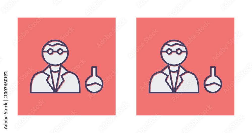 Chemist Vector Icon Chemist Vector Icon