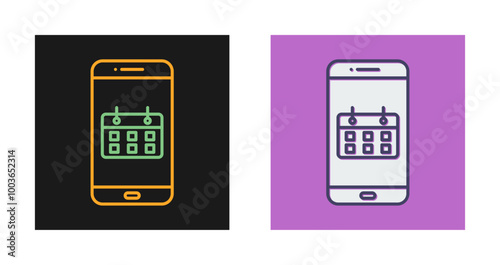 Calendar App Vector Icon