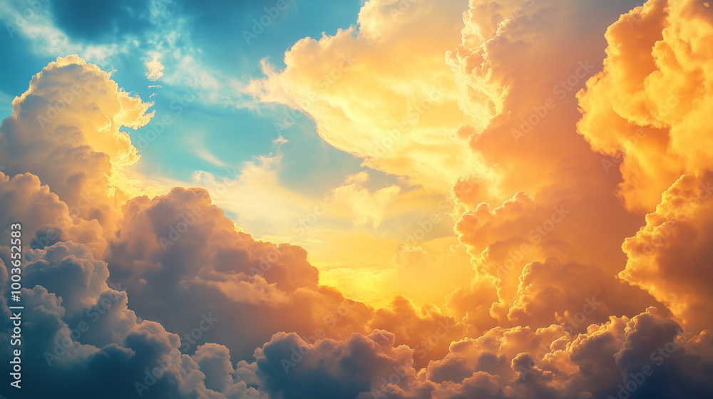 Beatiful sky with comolus clouds
Beatiful sky with comolus clouds