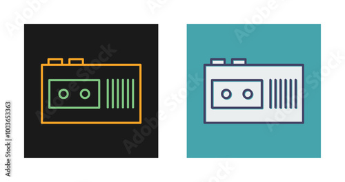 Tape Recorder Vector Icon