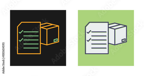 Delivery Checklist Vector Icon