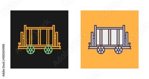 Trolley Vector Icon