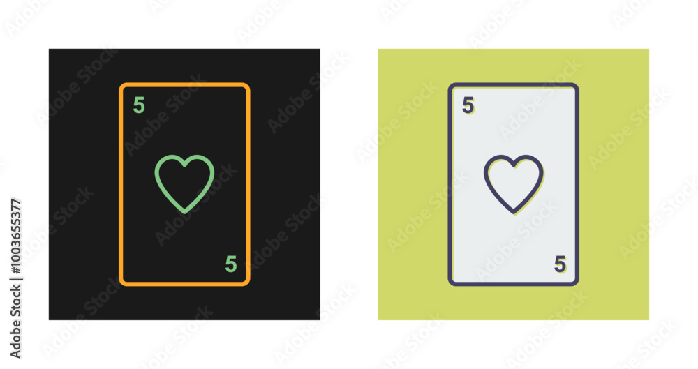 Playing Card Vector Icon