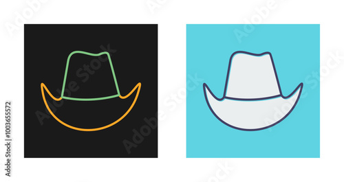 Cowboy Hat Vector Icon