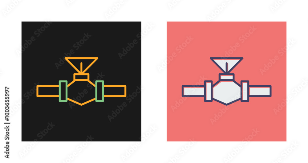 Valve Vector Icon Valve Vector Icon