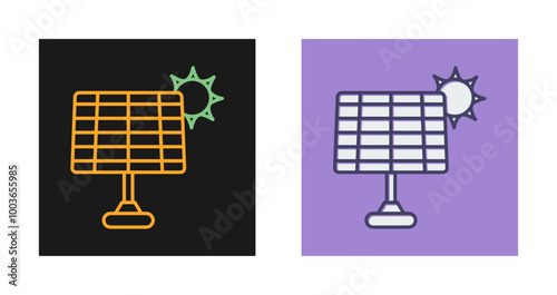 Solar Panel Vector Icon