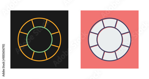 Life Saving Tube Vector Icon