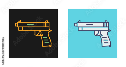 Pistol Vector Icon