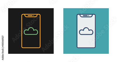 Cloud Storage Vector Icon