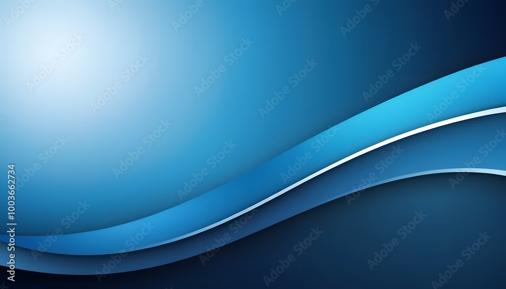Obraz premium abstract blue wave background