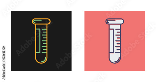 Sample Tubes Vector Icon