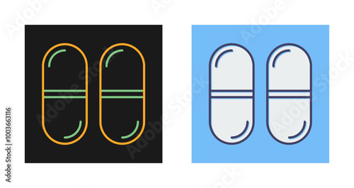 Capsules Vector Icon