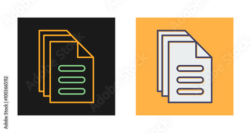 Document Vector Icon