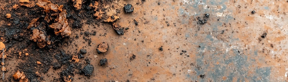 Aerial view of active volcano erupting, flowing lava, dramatic sky, space for text Aerial view of active volcano erupting, flowing lava, dramatic sky, space for text
