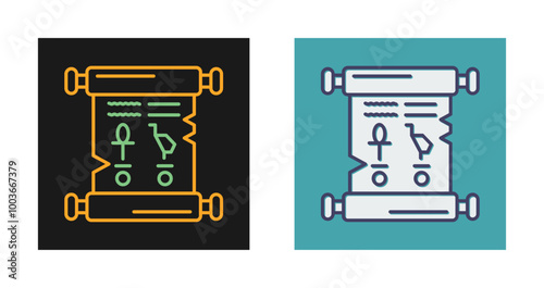Papyrus Vector Icon