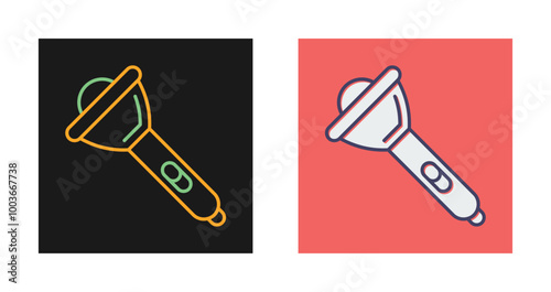 Flashlight Vector Icon