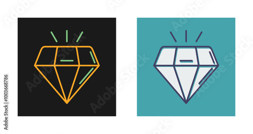 Diamond Vector Icon