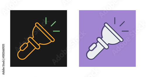 Flashlight Vector Icon