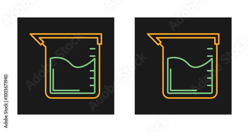 Beaker Vector Icon
