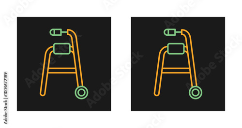 Walker Vector Icon