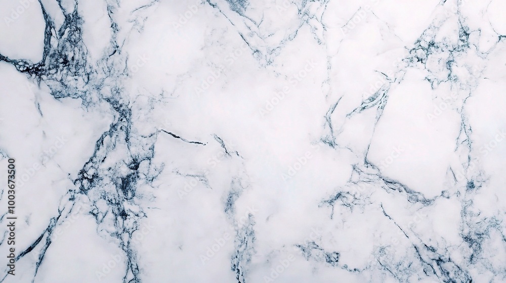 Elegant White Marble Texture with Gray Veins Elegant White Marble Texture with Gray Veins