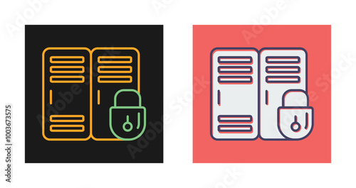 Locker Vector Icon