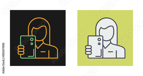 Selfie Vector Icon