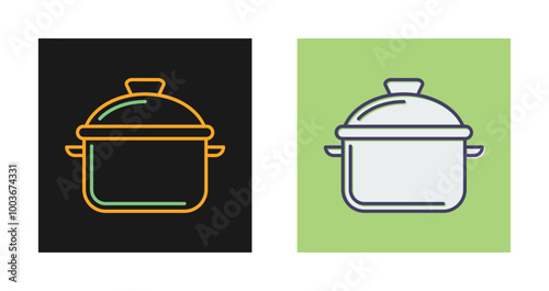 Cooking Pot Vector Icon