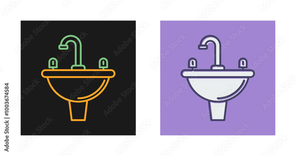 Basin Vector Icon Basin Vector Icon