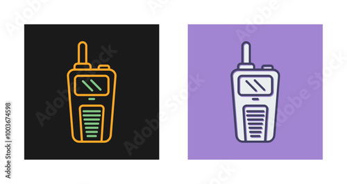 Walkie Talkie Vector Icon