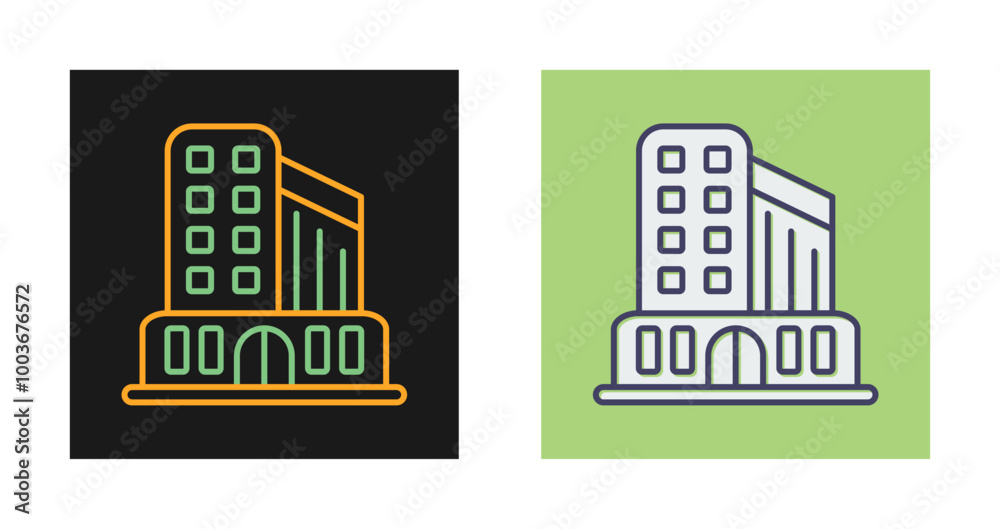 Fototapeta premium Building Vector Icon