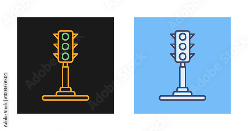 Traffic Light Vector Icon