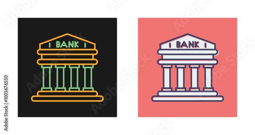 Bank Vector Icon