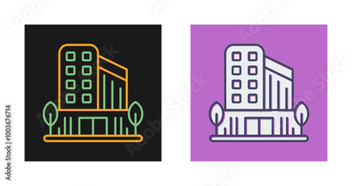 Office Building Vector Icon