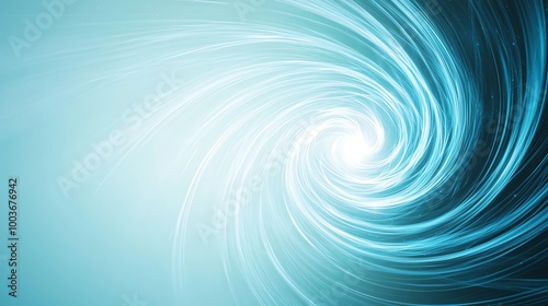 Abstract blue and white swirl background.