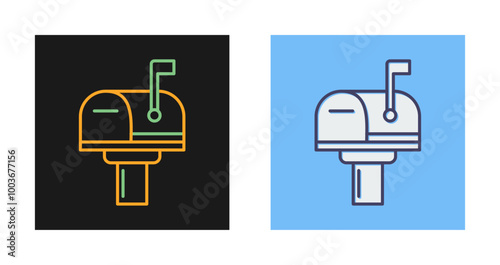 Mail Box Vector Icon
